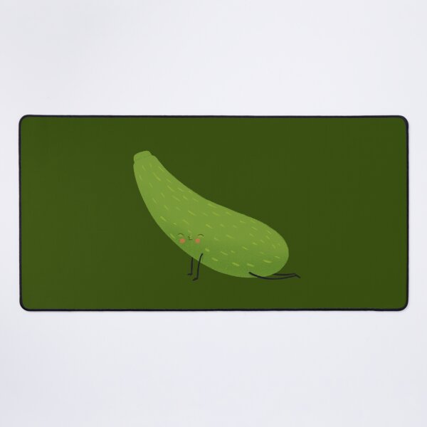 Item preview, Upward facing zucchini in green designed and sold by rocioalb.