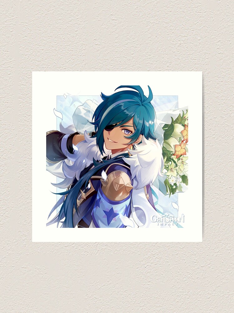 “Genshin Impact - Kaeya Official Birthday Artwork 2021” Art Print for