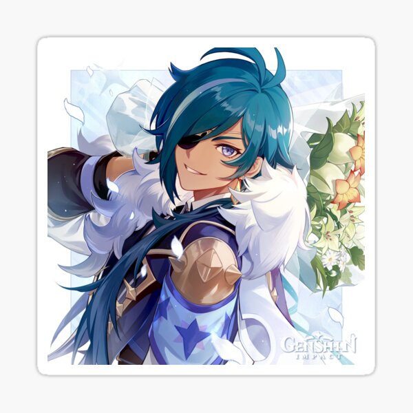 “Genshin Impact - Kaeya Official Birthday Artwork 2021” Sticker by