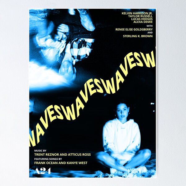Item preview, WAVES a24 poster designed and sold by thefirret.