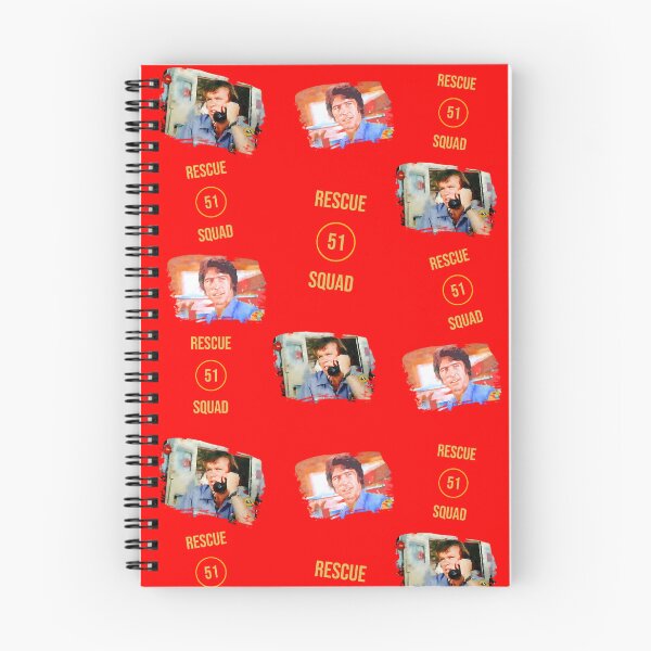 Item preview, Emergency Rescue Squad 51 Roy and Johnny TV Show Red Background designed and sold by DNiceGirl.