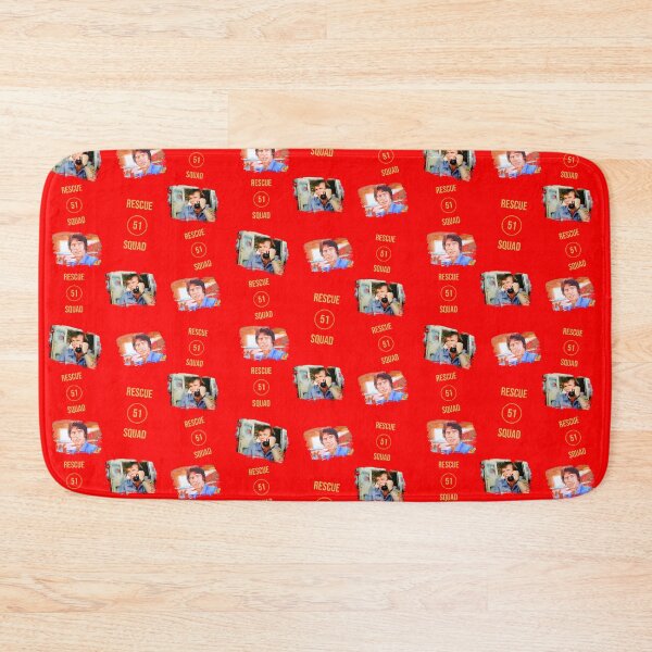 Item preview, Emergency Rescue Squad 51 Roy and Johnny TV Show Red Background designed and sold by DNiceGirl.
