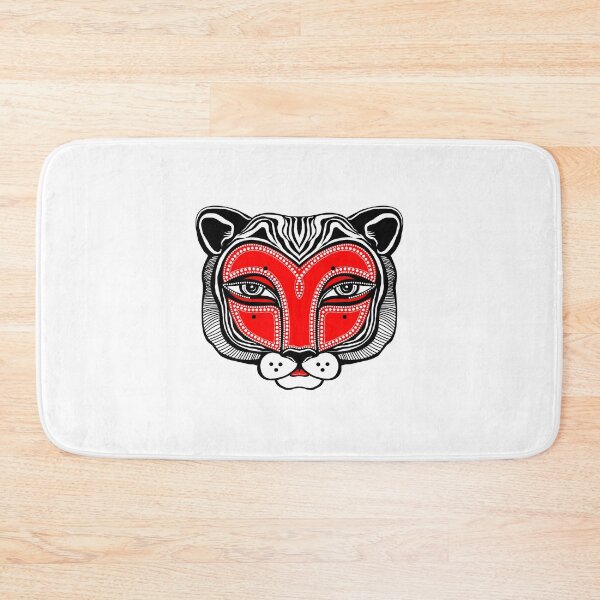 Item preview, Tiger face heart designed and sold by lex-sky.