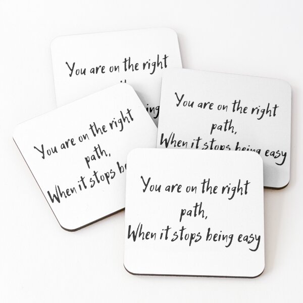 Item preview, You are on the right path, when it stops being easy designed and sold by D1ogo.