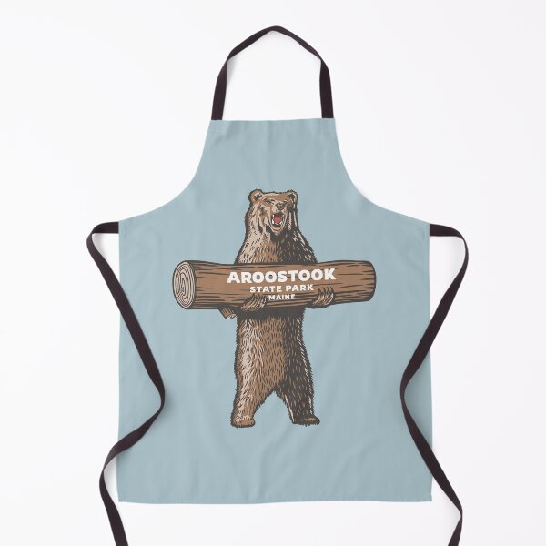 Item preview, Aroostook State Park Maine ME Forest and Wilderness Bear Carrying a Tree Log designed and sold by palmettodigital.