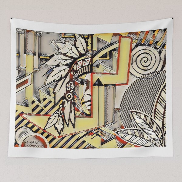 Item preview, Native American Artwork Puzzle designed and sold by ABSTRACT.