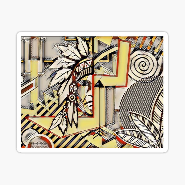 Item preview, Native American Artwork Puzzle designed and sold by ABSTRACT.