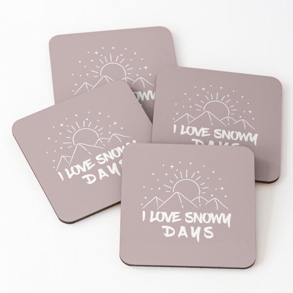 Item preview,  I love snowy days - snowy winter days for winter lovers designed and sold by PastaPrint.