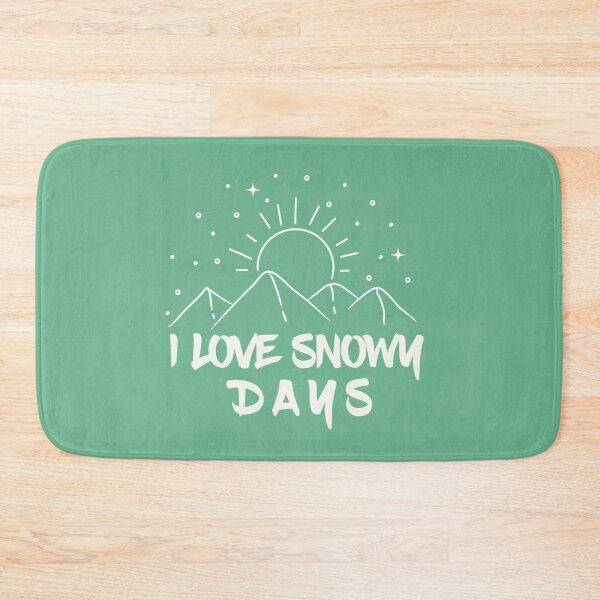 Item preview,  I love snowy days - snowy winter days for winter lovers designed and sold by PastaPrint.