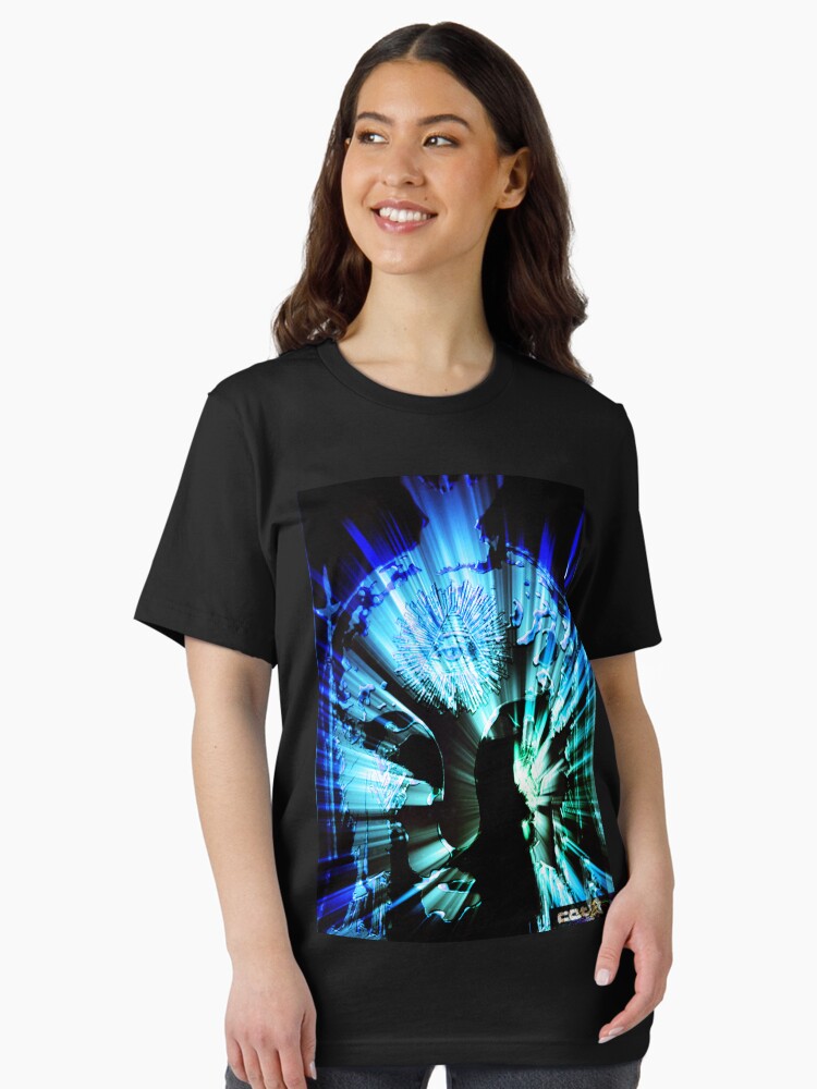 Thumbnail 2 of 7, Essential T-Shirt, Athena The Spear Shaker - Sapphire designed and sold by IAW-Studios.