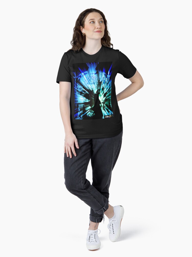 Thumbnail 4 of 7, Essential T-Shirt, Athena The Spear Shaker - Sapphire designed and sold by IAW-Studios.