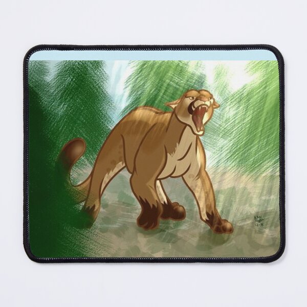 Item preview, Pine Trees & Sunbeams Cougar designed and sold by Kaybarr17.