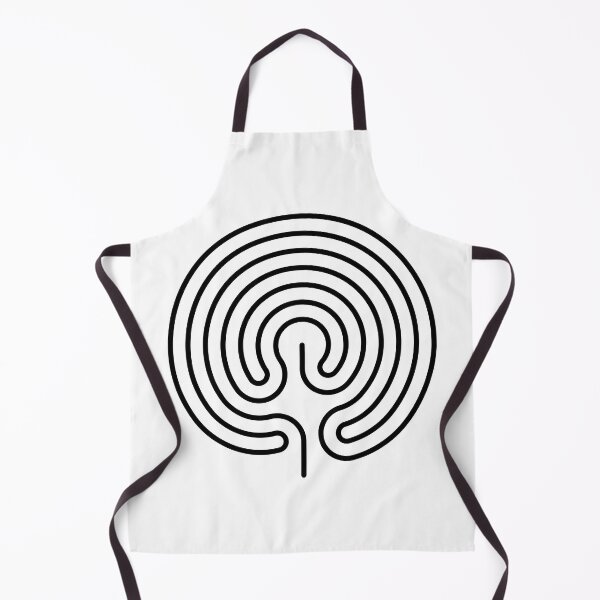 Item preview, Classical labyrinth Ariadne’s thread - White Background designed and sold by Rupert Russell.