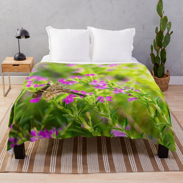 Item preview, Long-tailed Skipper Butterfly Sipping Heather Nectar designed and sold by Kay Brewer.