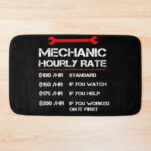 Item preview,  Mechanic Hourly Rate Gift designed and sold by rachidhaz.