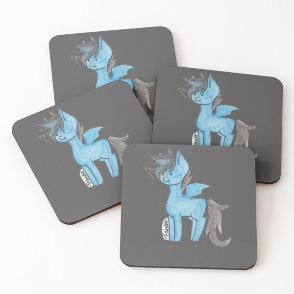 Item preview, Blue Little Demon Pony designed and sold by paintin-panda.