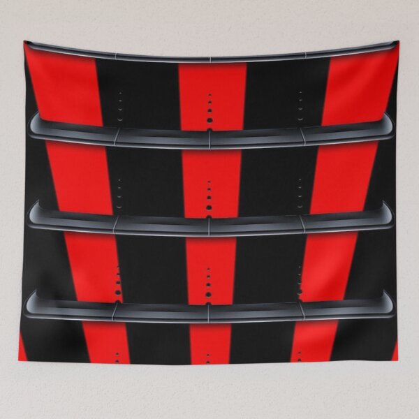 Item preview, 3 D in black red with metal appearance designed and sold by FashionMachine.
