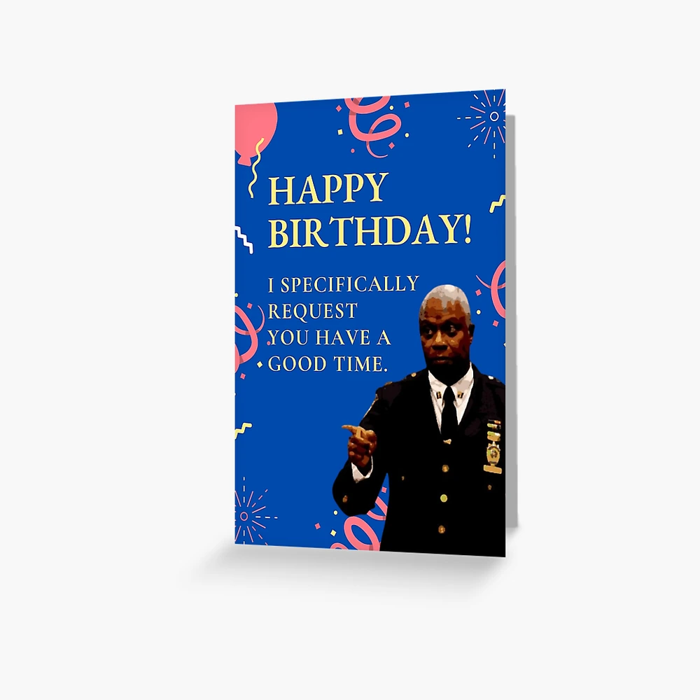 Good Paper Birthday Suit Time Card