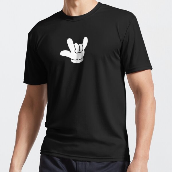 Mickey mouse middle finger t outlet shirt