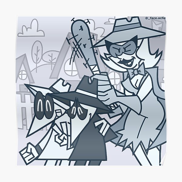 "spy vs spy vs spy" Poster by FACE4CHE Redbubble