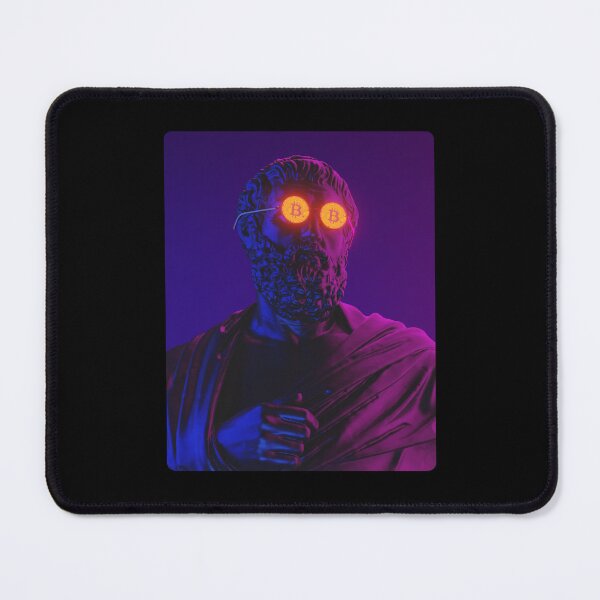 Item preview, Sophocles in Bitcoin glasses designed and sold by Store-Designify.