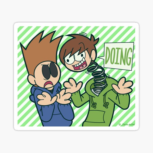 Matt Eddsworld  Sticker for Sale by Infodrawz