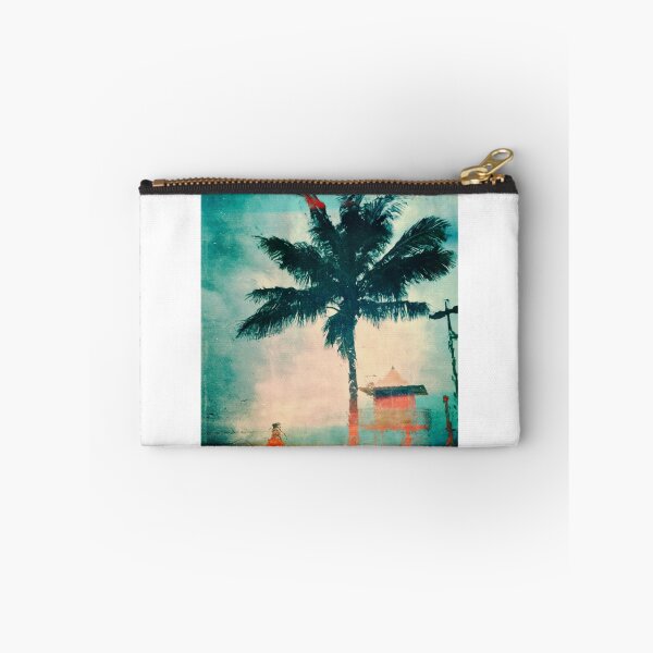 Item preview, Gold Coast Palm & Lifeguard Hut designed and sold by lynnebeclu.