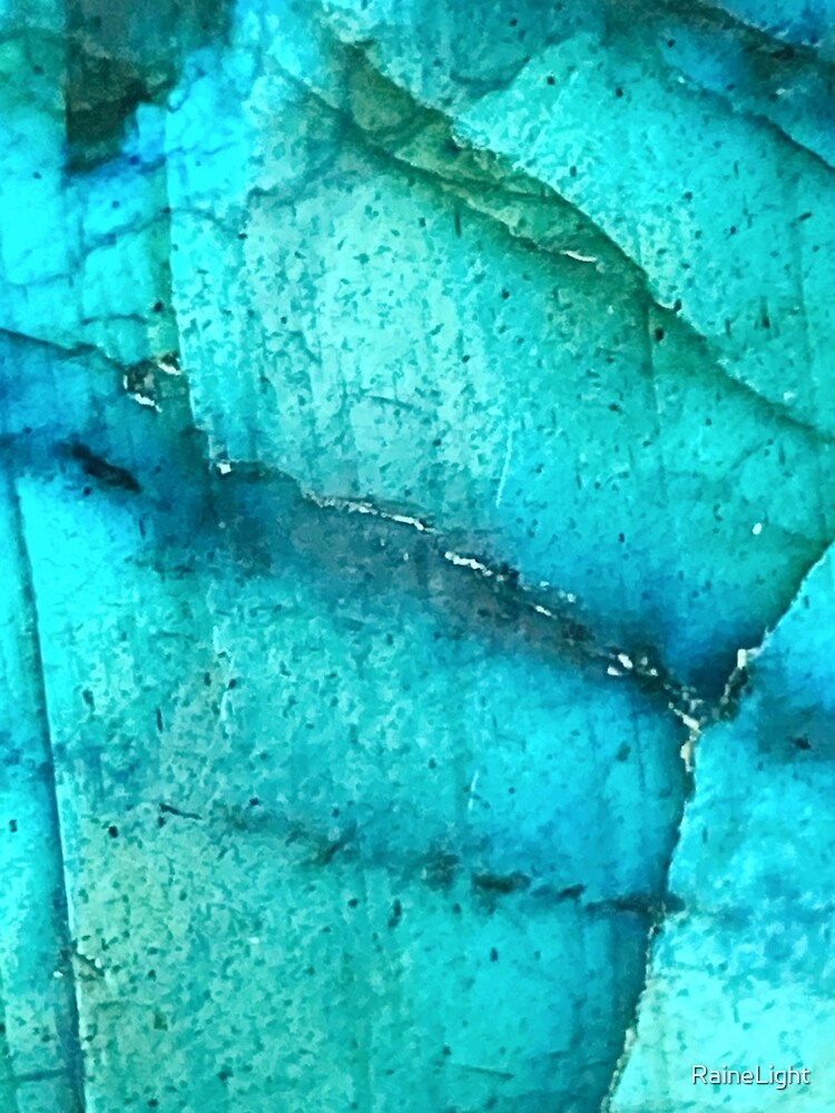 Thumbnail 3 of 3, Scarf, Labradorite pattern designed and sold by RaineLight.