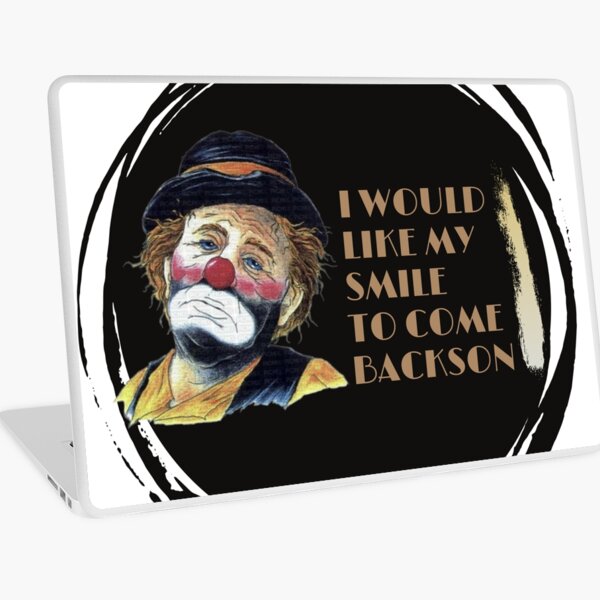 Vinilos para portátil: Payaso Triste | Redbubble Vinilos para portátil: Payaso Triste | Redbubble
