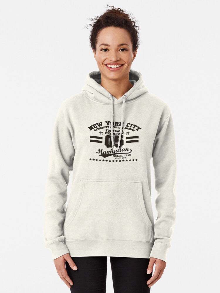 NEW-YORK CITY UNIVERSITY ATHLETIC DIVISION FOOTBALL 05-MANHATTAN COLLEGE TEAM SINCE 1980" Hoodie by Caramel58 | Redbubble