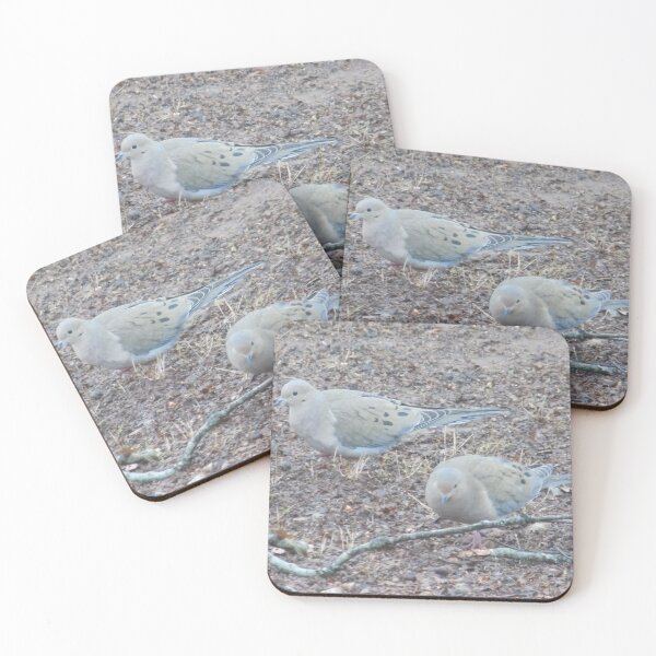 Item preview, Mourning Dove Pair on Ground designed and sold by DragonCGallery.
