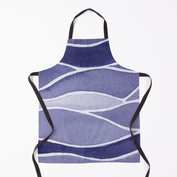 Item preview, Purple Blue Very Peri Abstract Organic Waves Decor XXVIII designed and sold by Irina Sztukowski.