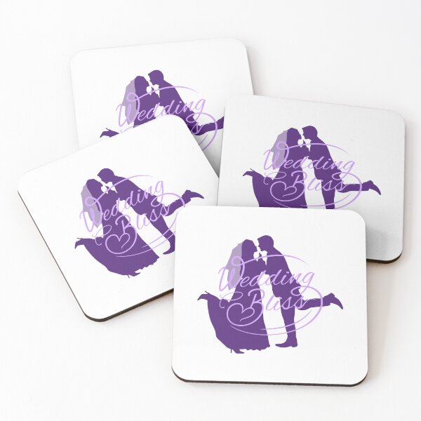 Item preview, Wedding Bliss - Lt. Purple/Dark Purple designed and sold by PawsitiveMum.