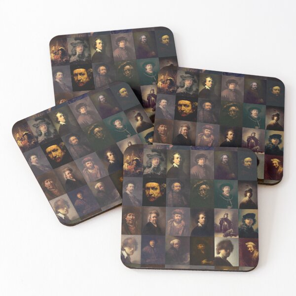 Item preview, Rembrandt Self-Portraits designed and sold by Montage-Madness.