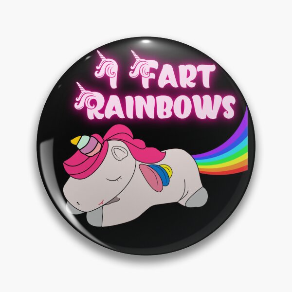 Item preview, I Fart Rainbows Cute Gassy Funny Farting Unicorn 2022 Pink designed and sold by Locjeb.
