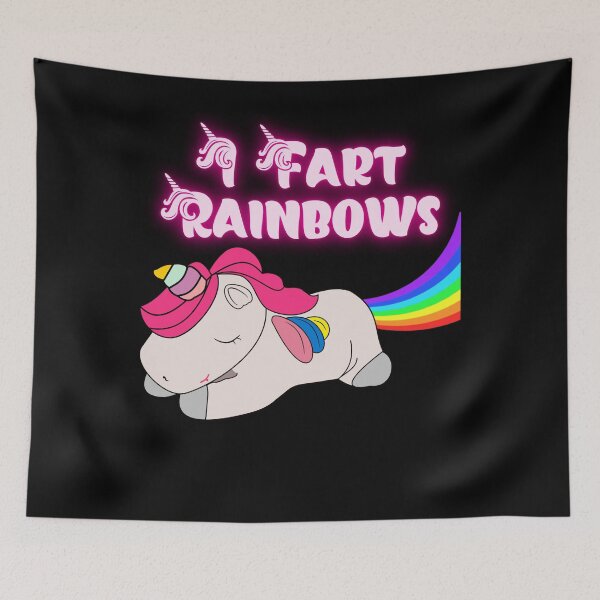 Item preview, I Fart Rainbows Cute Gassy Funny Farting Unicorn 2022 Pink designed and sold by Locjeb.