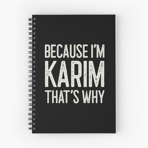 Item preview, Because I’m Karim That’s Why Funny Personalized Name designed and sold by MariosNydras.