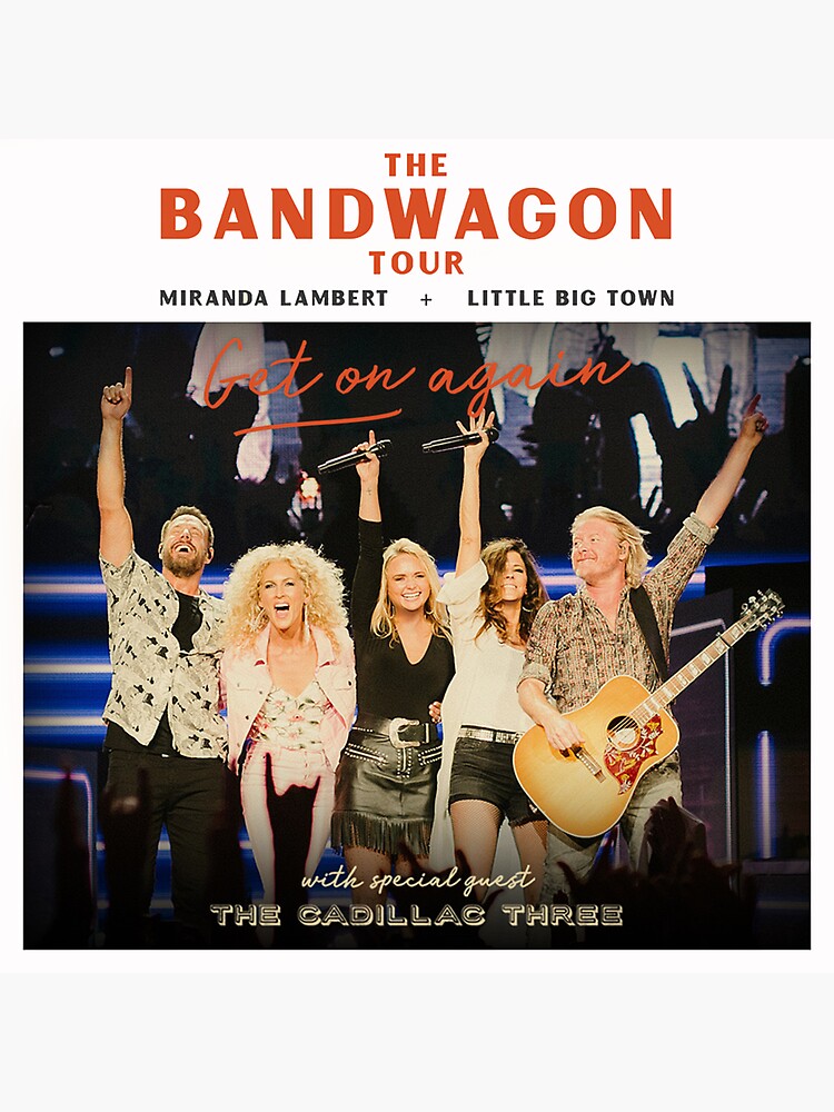 "Miranda Lambert Little Big Town The Bandwagon Tour 2022" Sticker For ...