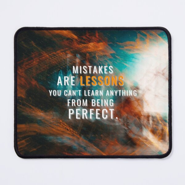 Item preview, Inspirational quote - Mistakes are Lessons designed and sold by hiunlimit.