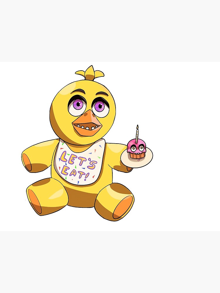 FNAF Chica Plushie Greeting Card for Sale by NasheedsCorner