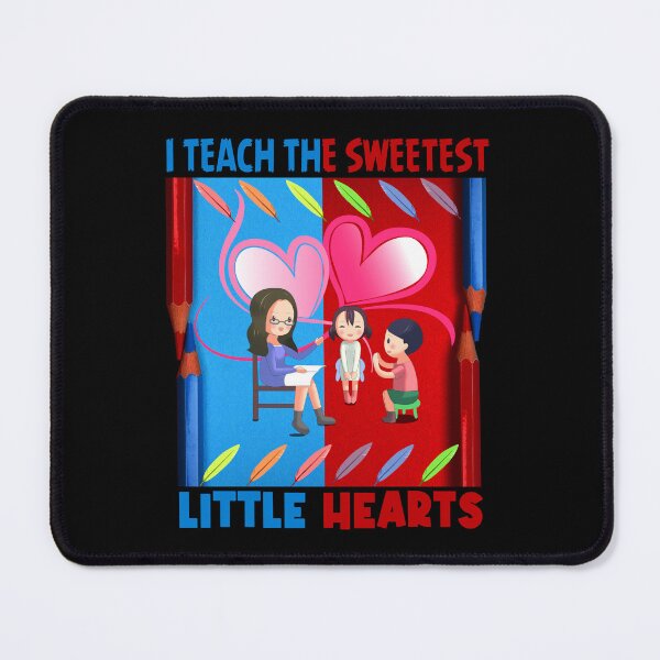Item preview, cute I Teach The Sweetest Little Hearts, Rainbow Teacher Valentines Day designed and sold by ESAMSTORE.