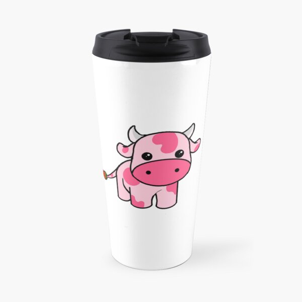 Strawberry Cow Travel Mug