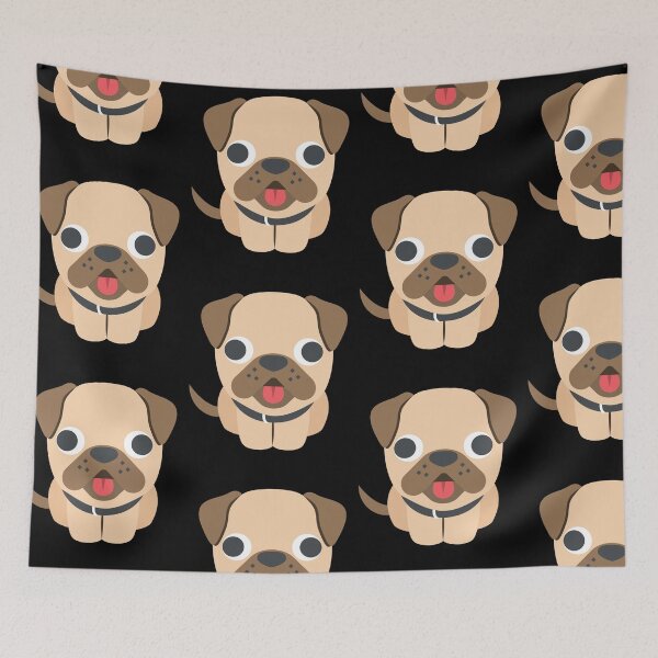 Item preview, Cute Dog Pug Puppy Best Friend Love Happy designed and sold by roarr.