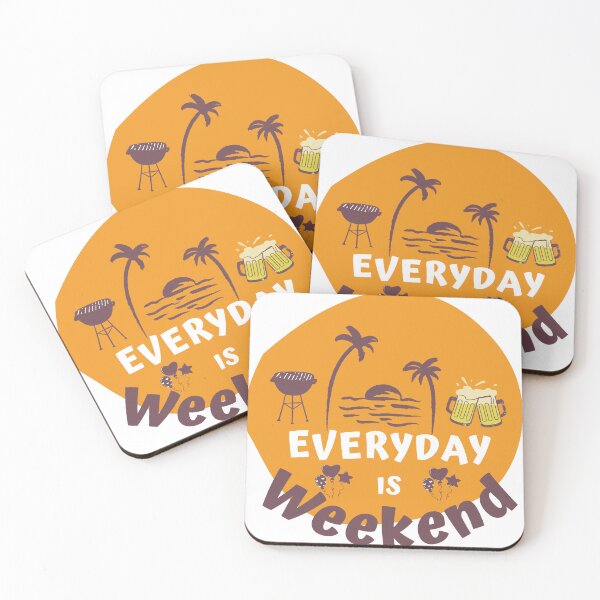 Item preview, Everyday is a Weekend Stickers designed and sold by LinniDesigns.