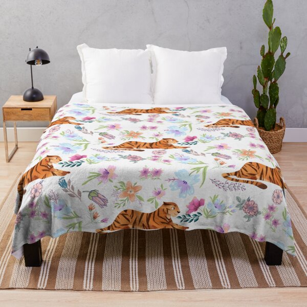 Item preview, Tiger in the flowers designed and sold by Cora Gregory.
