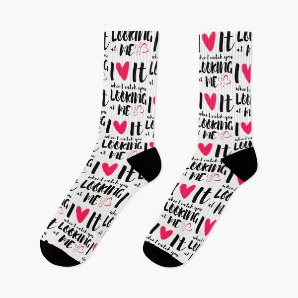 Item preview,  I love it when I catch you looking at me - heart designs  designed and sold by Rsagur12.