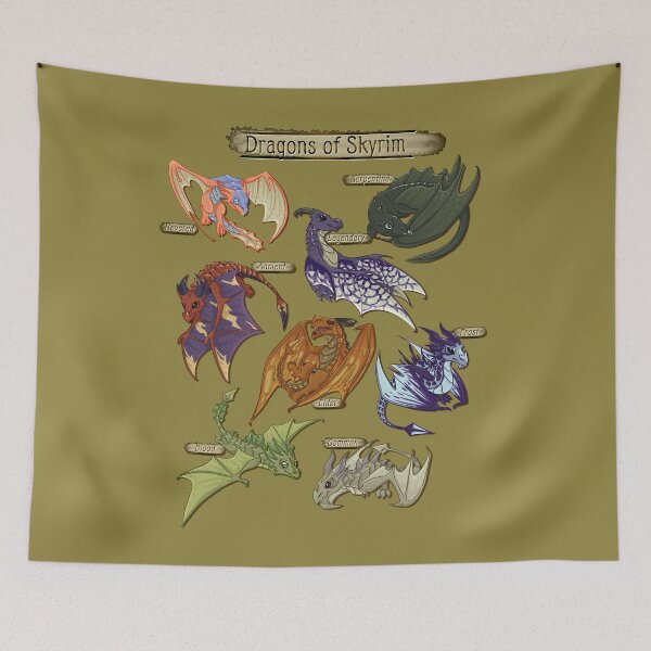 Item preview, Dragons of Skyrim designed and sold by EmmaLauRich.