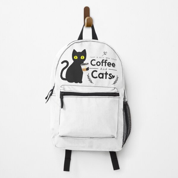 Item preview, Just A Girl Who Loves Coffee And Cats Vintage Style designed and sold by Open Space.