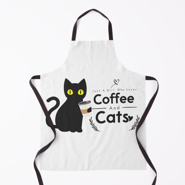 Item preview, Just A Girl Who Loves Coffee And Cats Vintage Style designed and sold by Open Space.
