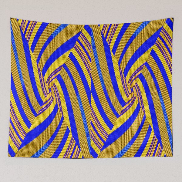 Item preview, FUNNY NAVY BLUE AND GOLD ABSTRACT DOT PATTERN - SWEET COLLECTION OF SYMETRICAL LINES(13). designed and sold by Ralek.